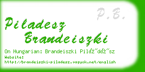 piladesz brandeiszki business card